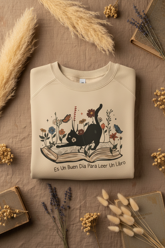 Sudadera «Es Un Buen Día Para Leer Un Libro»