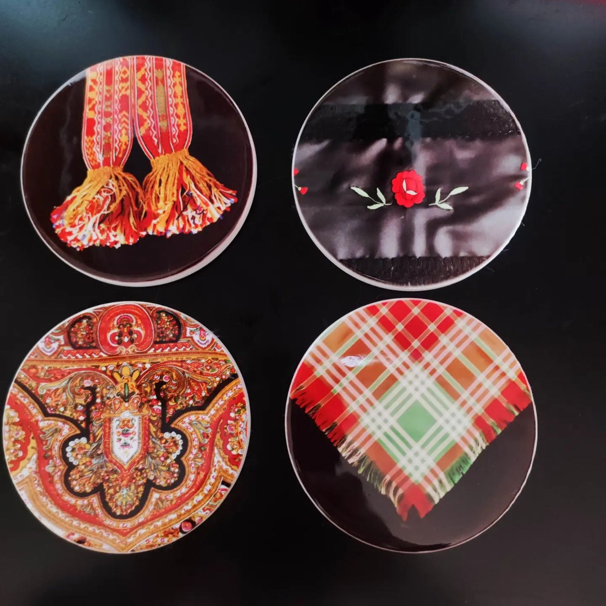 Conjunto de 4 posavasos Maragatos
