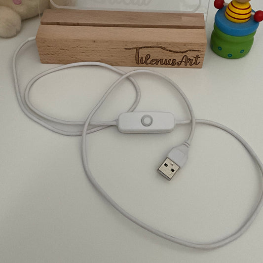 Lámpara led personalizada "En las nubes" – Con nombre | Regalo bebé y niños