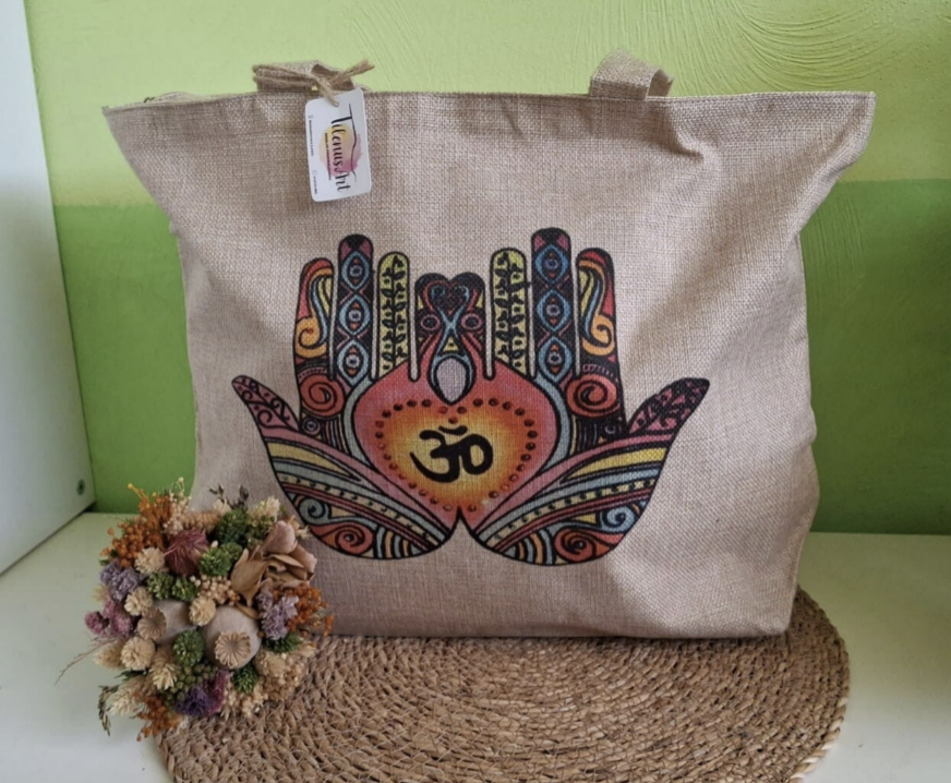 Bolso de Tela “OM” – Espíritu y Estilo en Movimiento